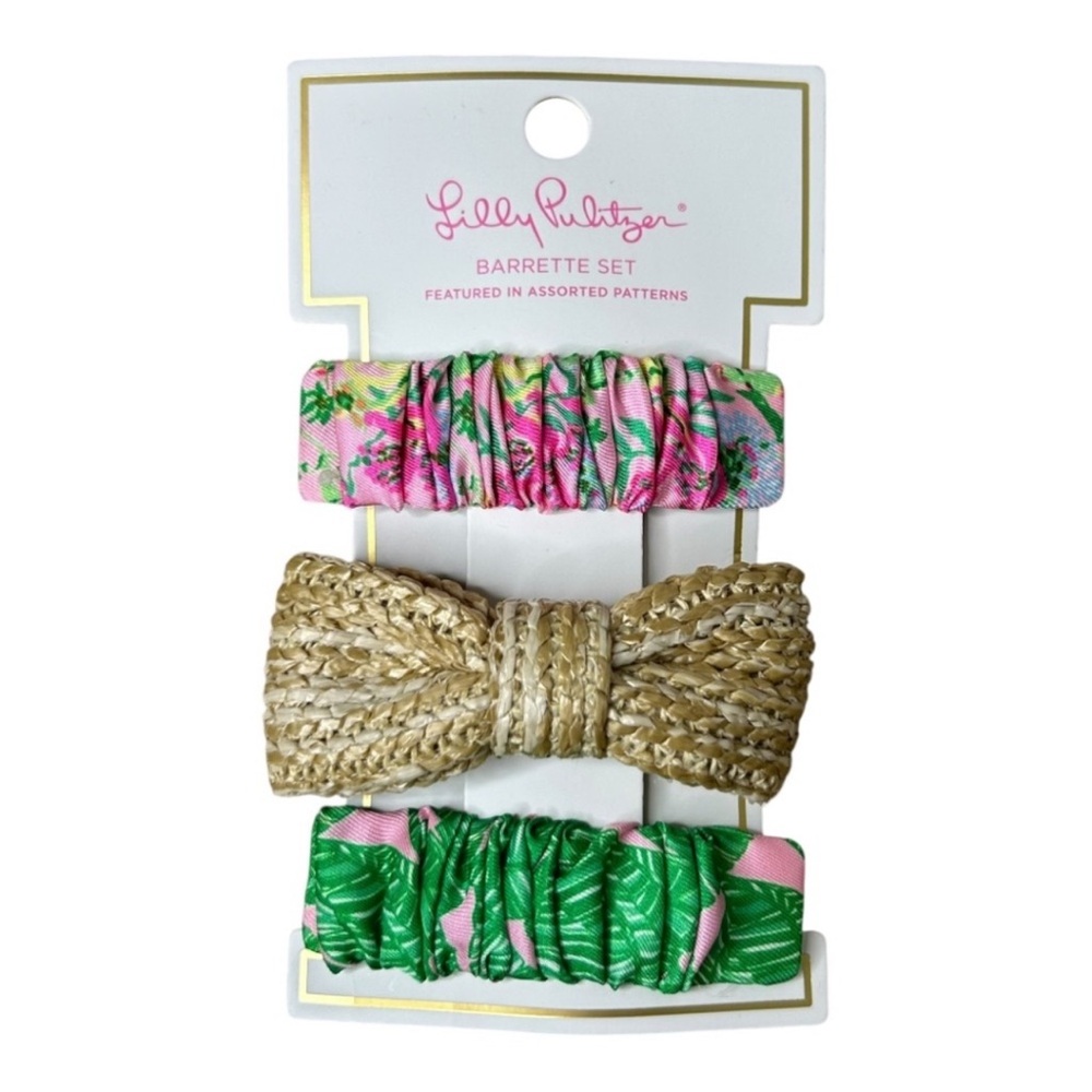 NWT Lilly Pulitzer Barrette Set - Picture 2 of 5